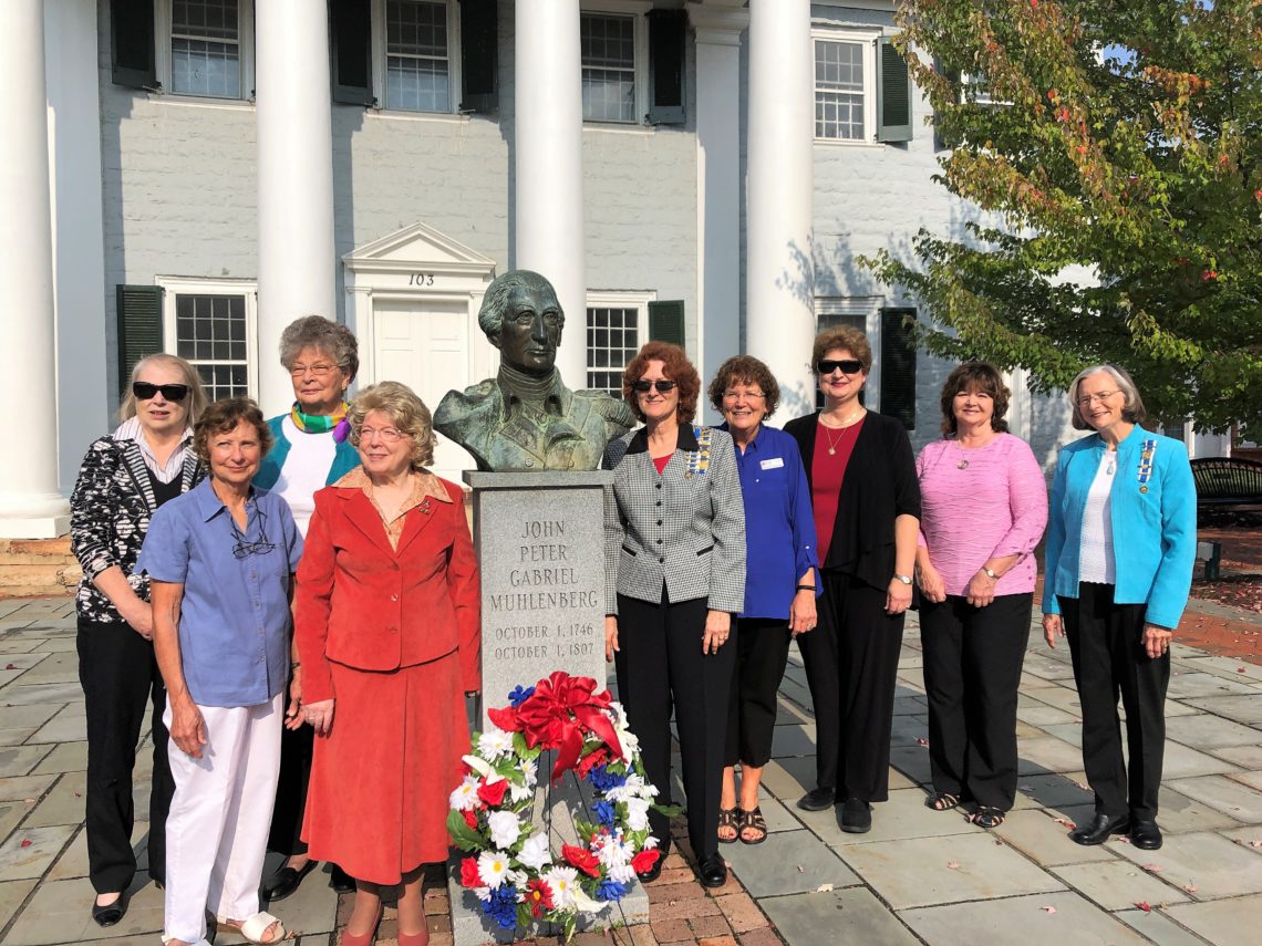 Wreath Laying by Chapter Members